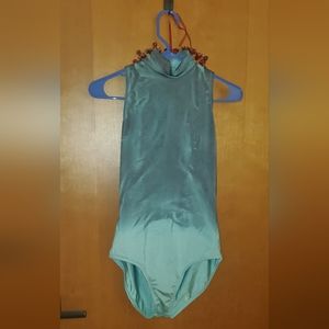 Blue Tie Dye Capezio Dance Leotard